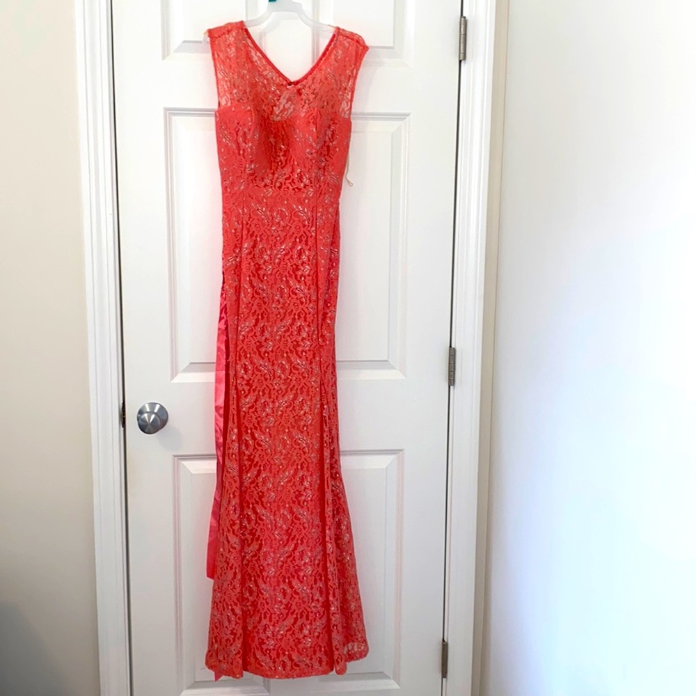 Sequin Lace Prom dress